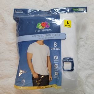 NWT Fruit of the Loom white tees